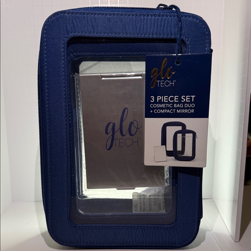 Glo Tech 3 piece set cosmetic bag